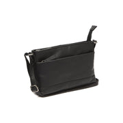 Salerno Full-Grain Leather Crossbody Bag da Donna in Classic 100% Full-Grain Leather - Full Exterior Front Profile View | Acquista online