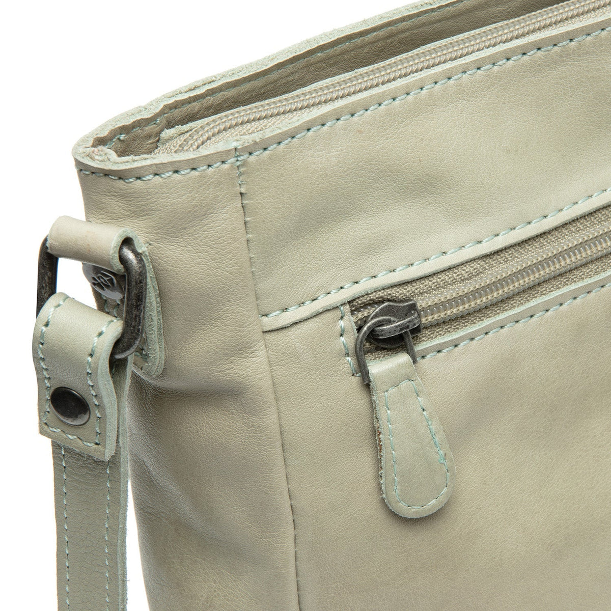 Weimar Full-Grain Leather Crossbody Bag da Donna – Vista prodotto alternativa 2