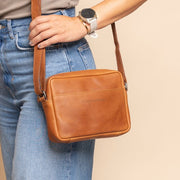 Westmere Full-Grain Leather Crossbody Bag da Donna – Vista prodotto alternativa 2