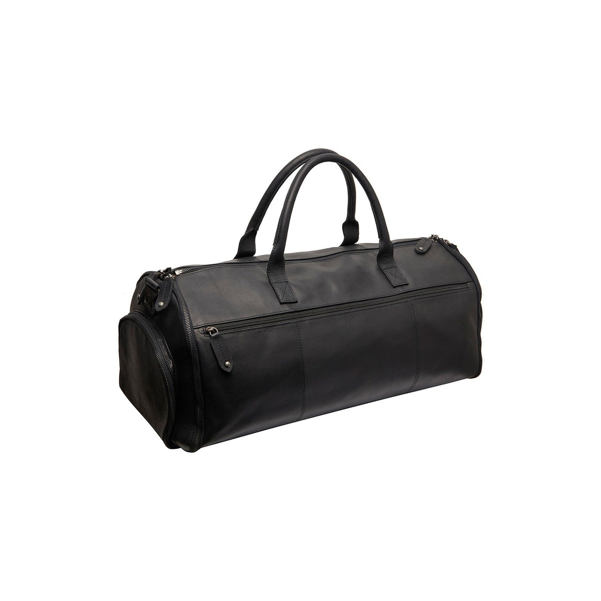 Tailored Rib Cuffs &amp; Hem Craftsmanship Construction Detail on Leather Garment Bag Finlay da Donna