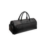 Tailored Rib Cuffs &amp; Hem Craftsmanship Construction Detail on Leather Garment Bag Finlay da Donna