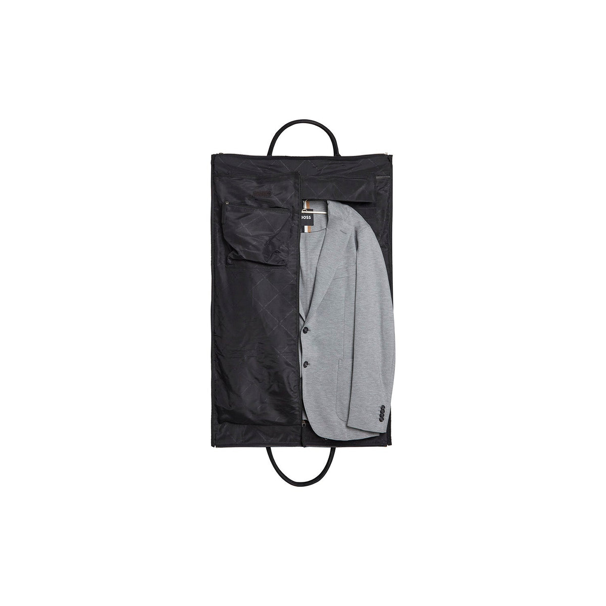 Classic 100% Full-Grain leather Goods - Vista posteriore Showing Tailored Shoulder Fit &amp; Clean Hemline