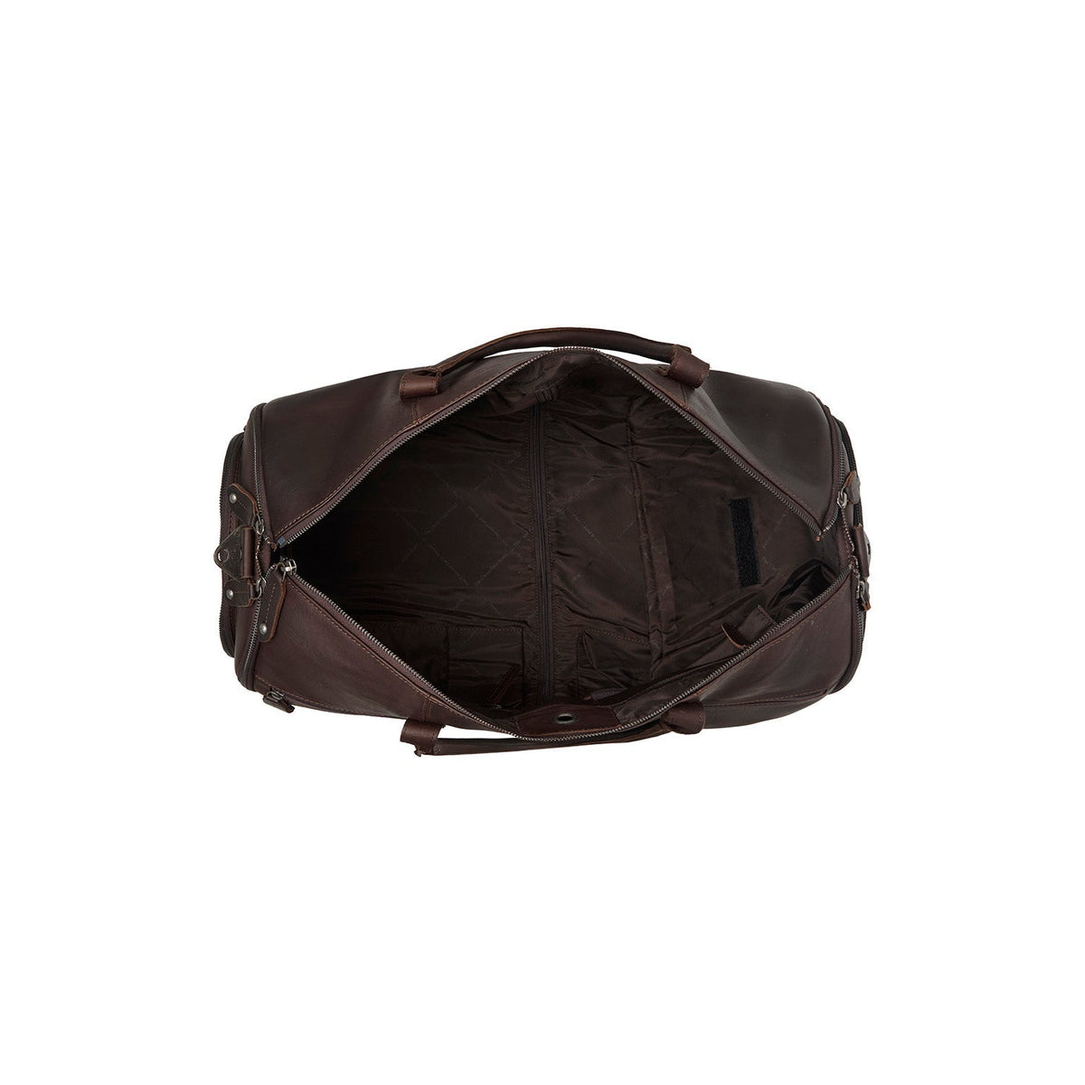Brown Leather Garment Bag Finlay da Donna, detail view 4