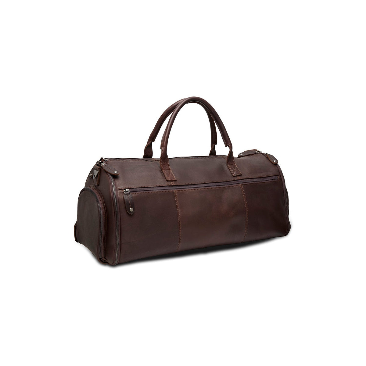 Brown Leather Garment Bag Finlay da Donna, detail view 5
