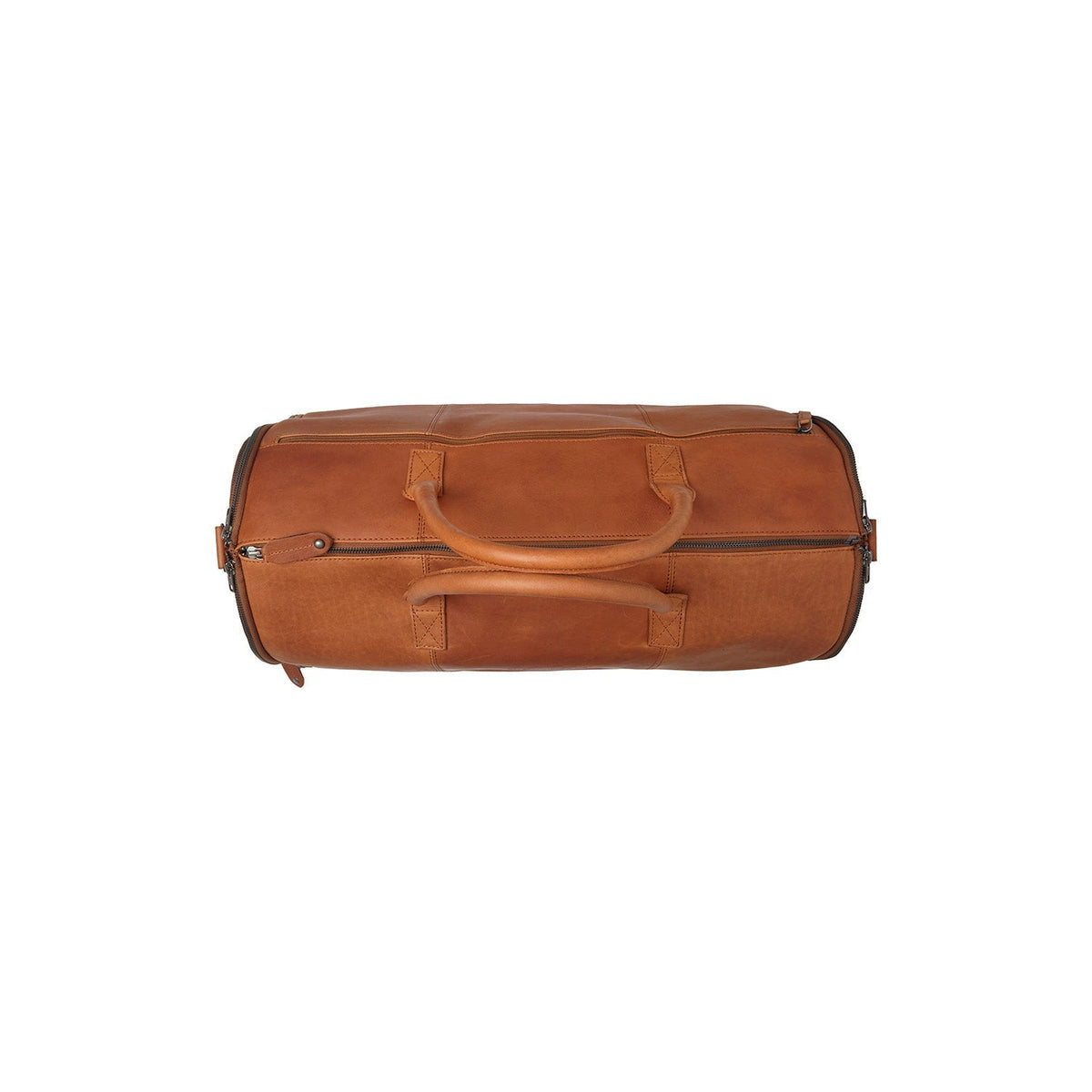 Cognac Leather Garment Bag Finlay da Donna, detail view 3