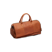 Cognac Leather Garment Bag Finlay da Donna, front view