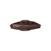 Dettaglio ravvicinato of Classic Collar &amp; Heavy-Duty Zipper Hardware on Leather Garment Bag Josh da Donna