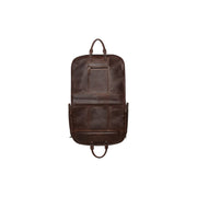 Leather Garment Bag Josh da Donna - Lateral Side Profile View Showing Sleeve Cut &amp; Athletic Taper Fit