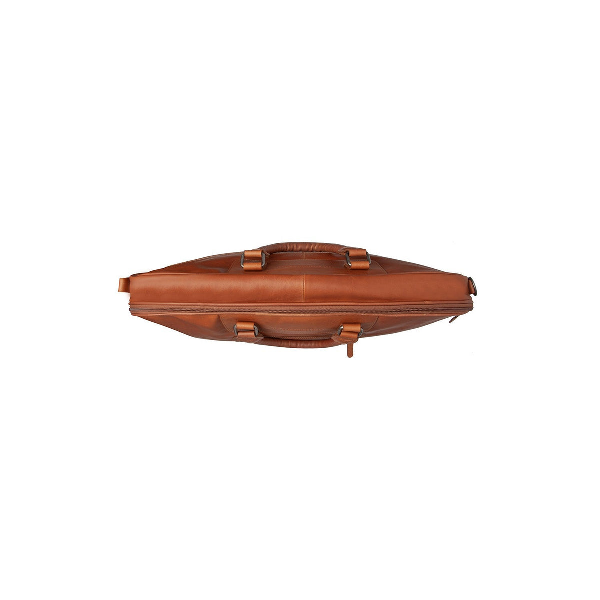 Cognac Leather Garment Bag Josh da Donna, detail view 1