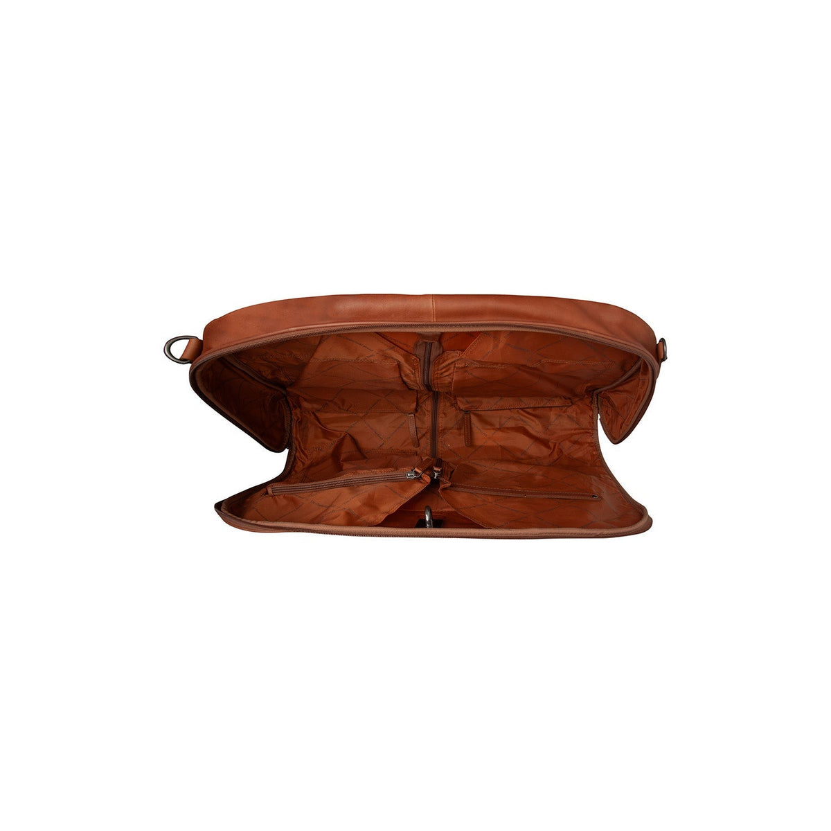 Cognac Leather Garment Bag Josh da Donna, detail view 3