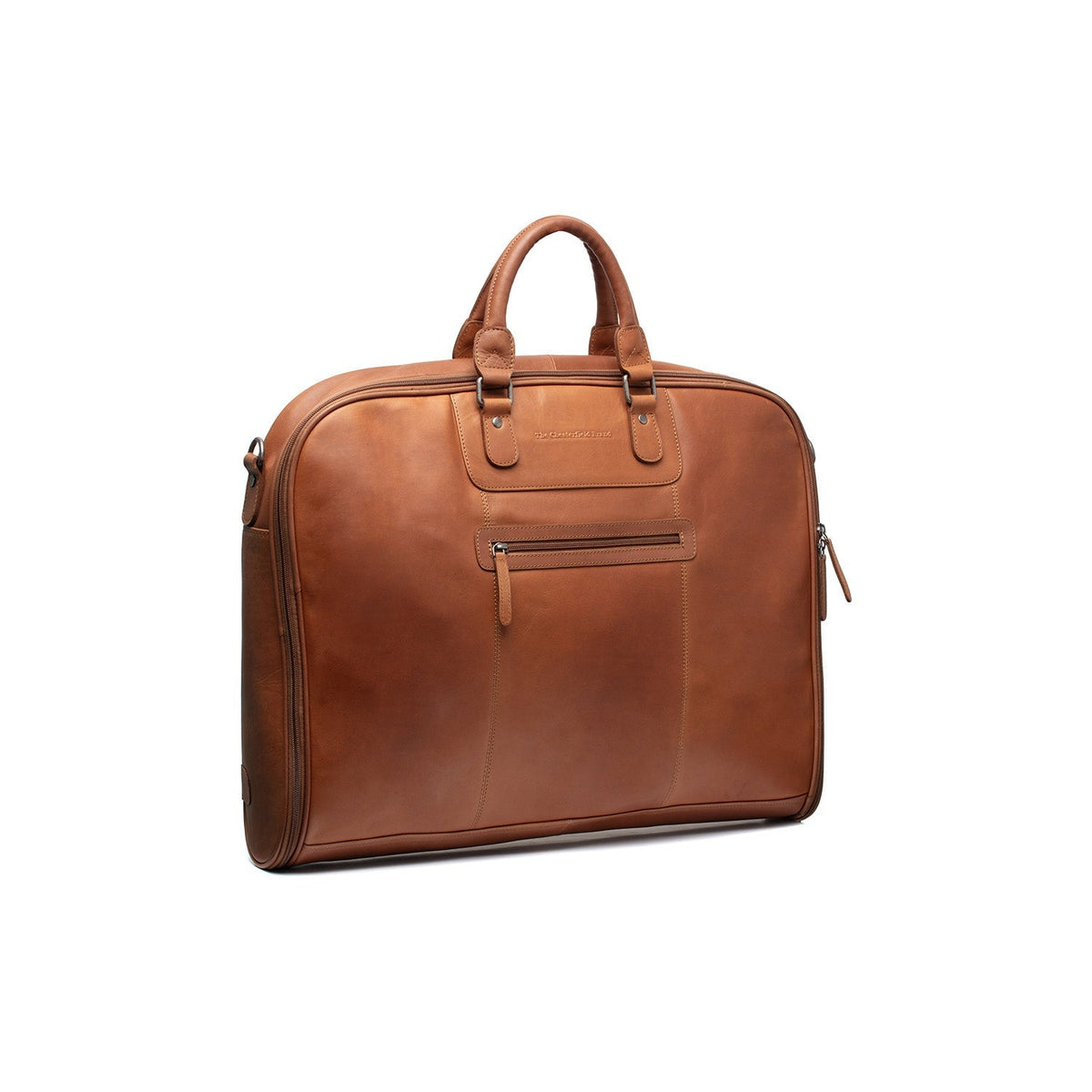 Cognac Leather Garment Bag Josh da Donna, detail view 5