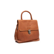 Tailored Rib Cuffs &amp; Hem Craftsmanship Construction Detail on Angera Full-Grain Leather Handbag da Donna
