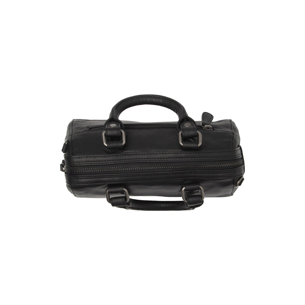 Classic 100% Full-Grain leather Goods - Vista posteriore Showing Tailored Shoulder Fit &amp; Clean Hemline