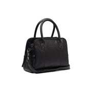 Ezra Full-Grain Leather Handbag da Donna in Classic 100% Full-Grain Leather - Vista frontale e linea su misura | Acquista online