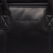 Classic 100% Full-Grain leather Goods - Vista posteriore Showing Tailored Shoulder Fit &amp; Clean Hemline