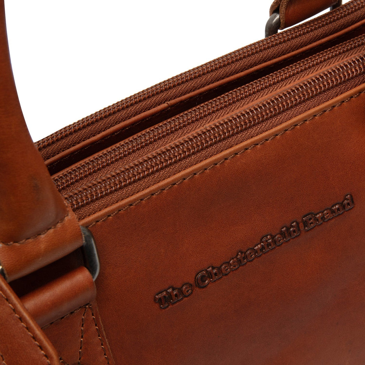 Fenja Full-Grain Leather Handbag da Donna – Vista prodotto alternativa 3