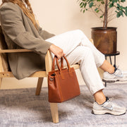 Garda Full-Grain Leather Handbag da Donna – Vista prodotto alternativa 3