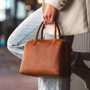 Langton Full-Grain Leather Handbag da Donna – Vista prodotto alternativa 2