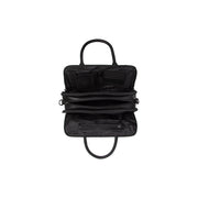 
Dettaglio ravvicinato of Classic Collar & Heavy-Duty Zipper Hardware on Layton Borsa a mano in pelle pieno fiore
