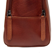 
Cognac Leather Handbag Layton, detail view 3