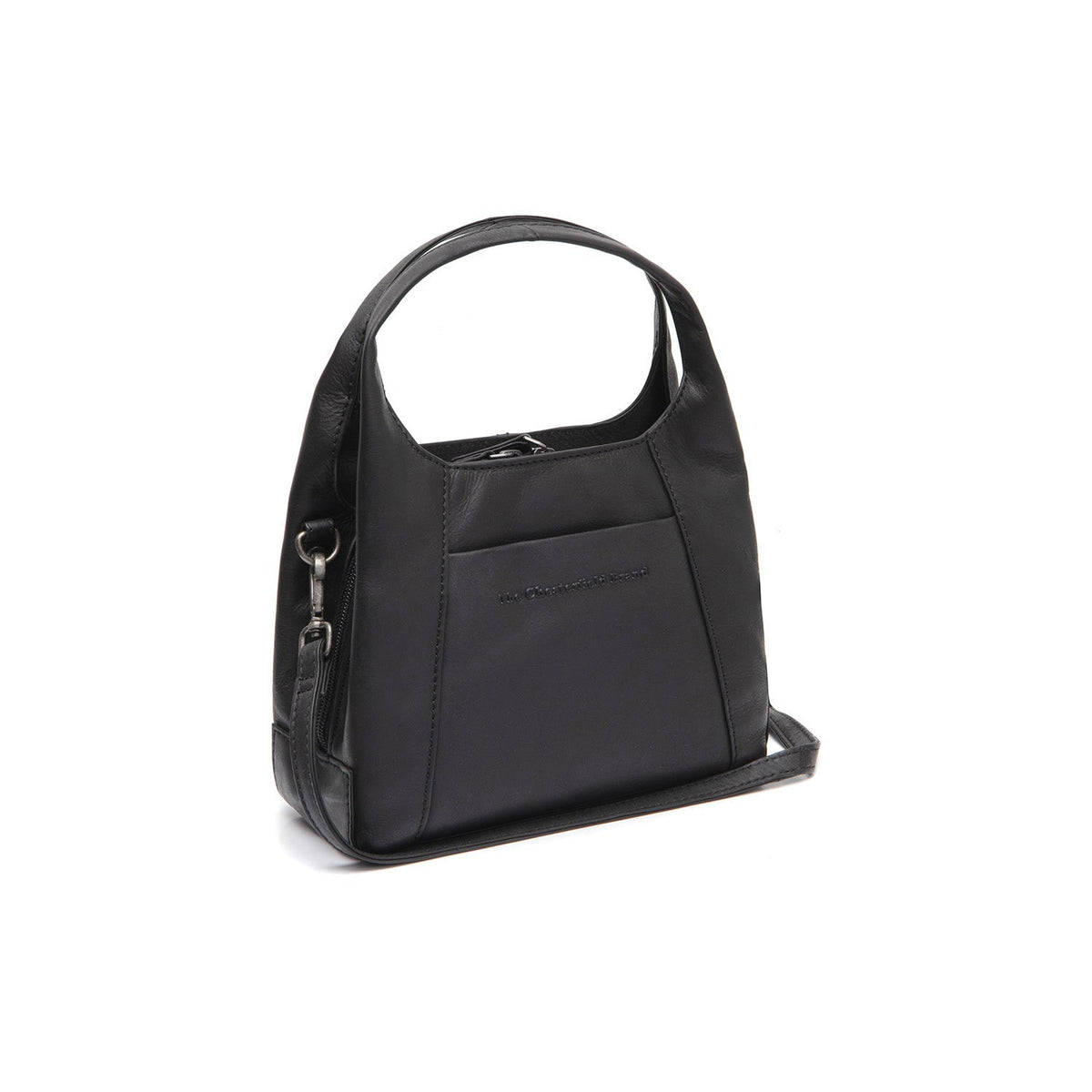 Lunera Full-Grain Leather Handbag da Donna in Classic 100% Full-Grain Leather - Vista frontale e linea su misura | Acquista online