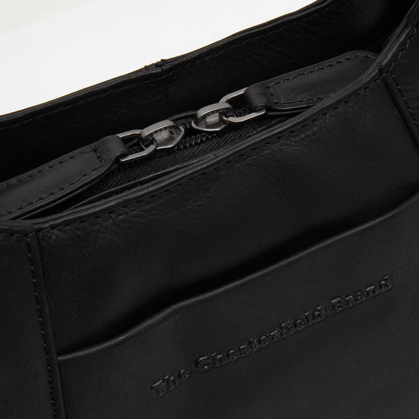 Lunera Full-Grain Leather Handbag da Donna