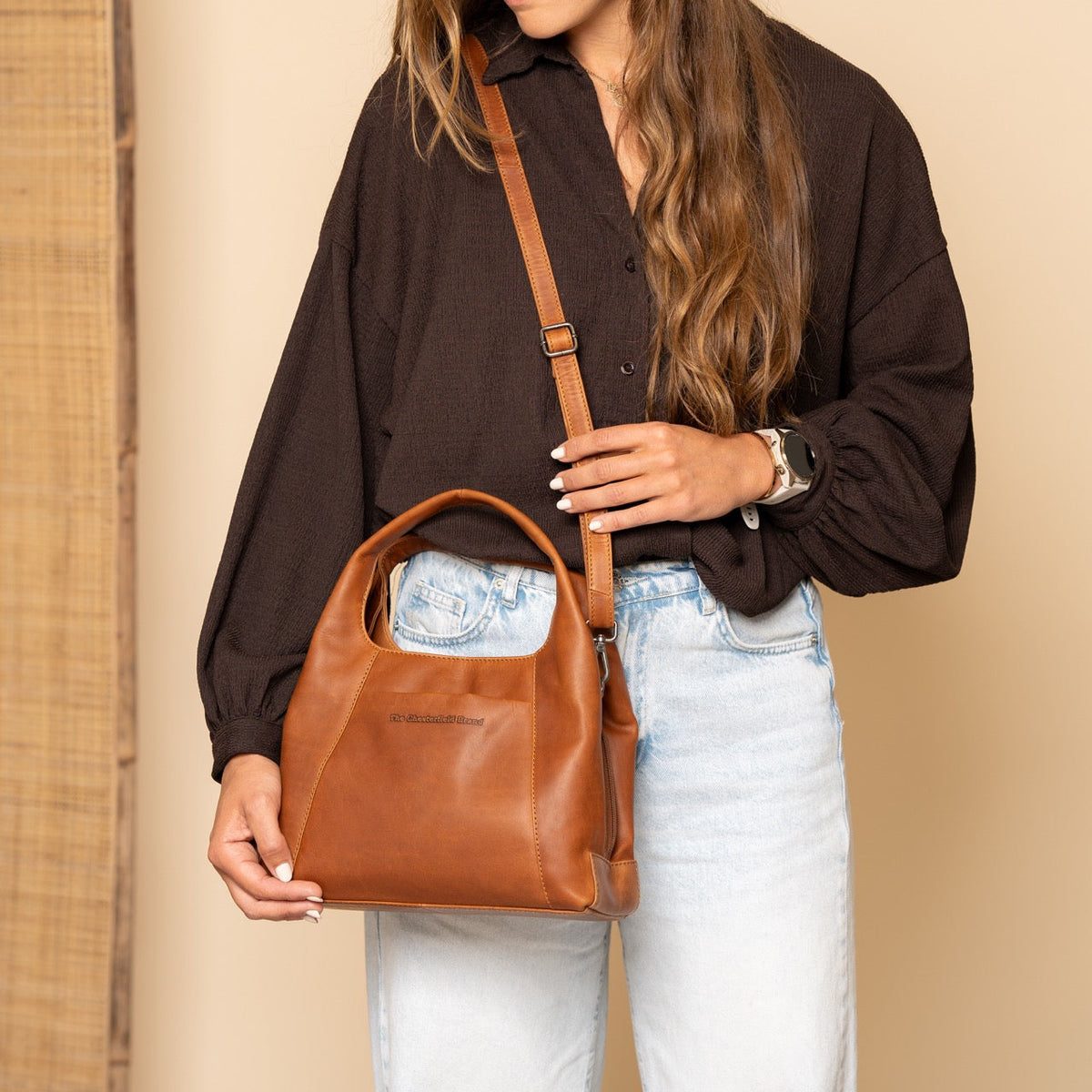 Lunera Full-Grain Leather Handbag da Donna – Vista prodotto alternativa 3