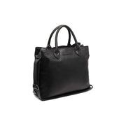 Passau Full-Grain Leather Handbag da Donna in Classic 100% Full-Grain Leather - Vista frontale e linea su misura | Acquista online