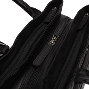 Passau Full-Grain Leather Handbag da Donna - Lateral Side Profile View Showing Sleeve Cut &amp; Athletic Taper Fit