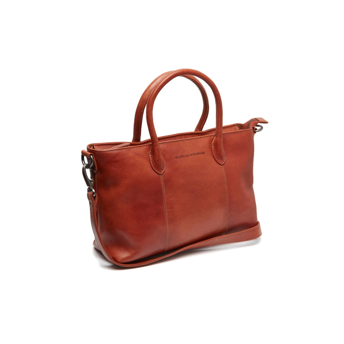 
Tailored Rib Cuffs & Hem Craftsmanship Construction Detail on Pergamino Borsa a mano in pelle pieno fiore