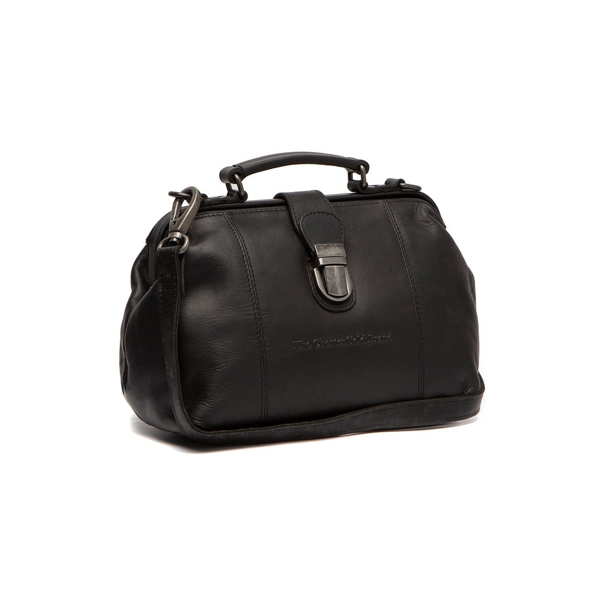 Rachael Full-Grain Leather Handbag da Donna in Classic 100% Full-Grain Leather - Vista frontale e linea su misura | Acquista online