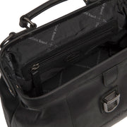 Classic 100% Full-Grain leather Goods - Vista posteriore Showing Tailored Shoulder Fit &amp; Clean Hemline