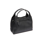 Styled Fit Perspective of Salina Full-Grain Leather Handbag da Donna on Model - Natural Daylight Drape