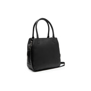 Solvin Full-Grain Leather Handbag da Donna in Classic 100% Full-Grain Leather - Vista frontale e linea su misura | Acquista online