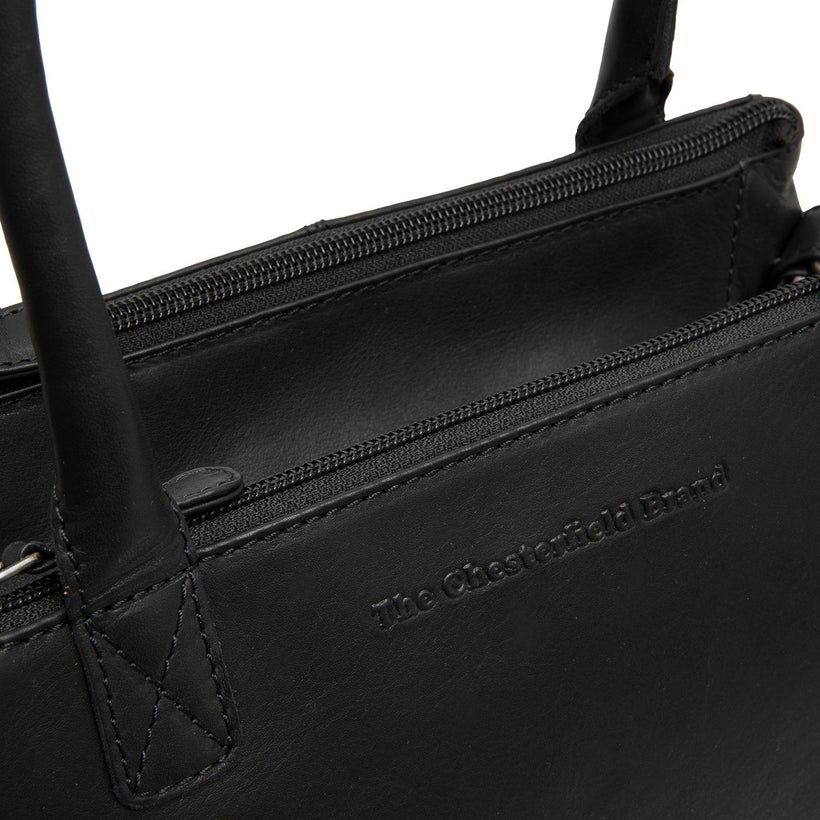 Solvin Full-Grain Leather Handbag da Donna