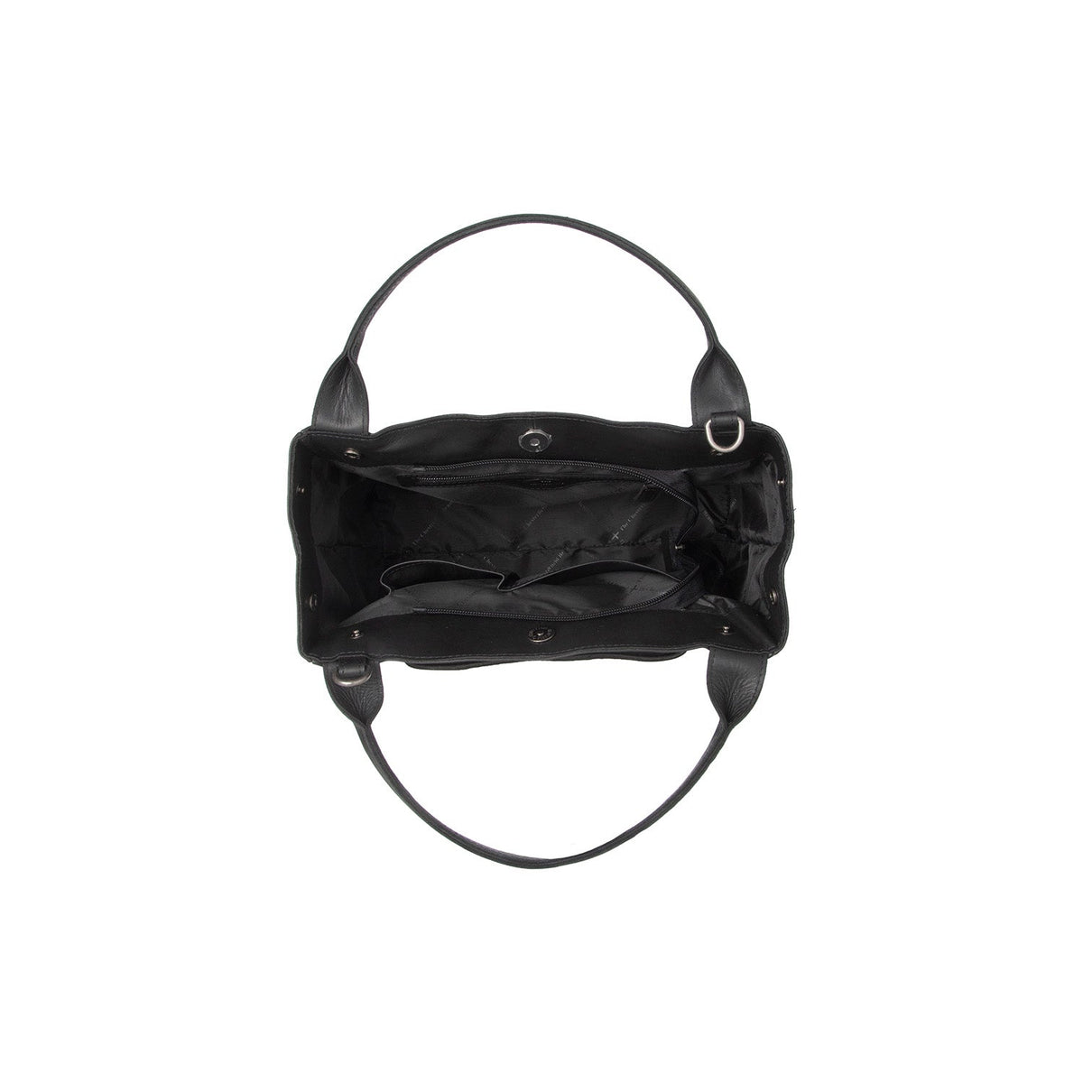 Vista interna Showing Quilted Viscose Lining &amp; Dual Inside Utility Storage Pockets