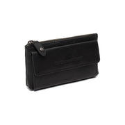 Violette Full-Grain Leather Key Case da Donna in Classic 100% Full-Grain Leather - Vista frontale e linea su misura | Acquista online