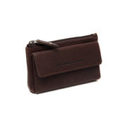 Tailored Rib Cuffs &amp; Hem Craftsmanship Construction Detail on Violette Full-Grain Leather Key Case da Donna