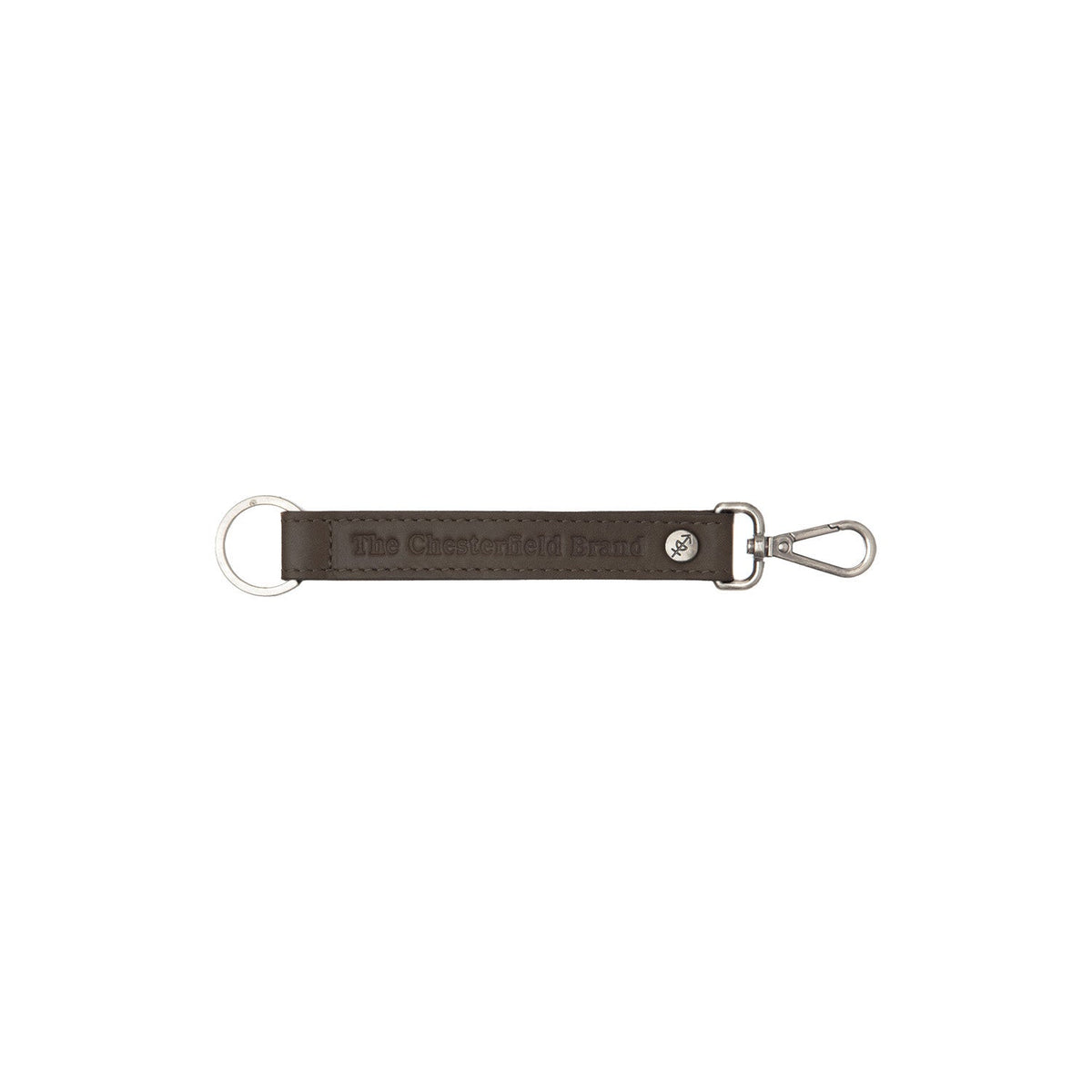 
Leather Key Ring da Donna - Vista frontale e silhouette sartoriale | Acquista online