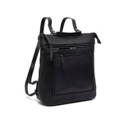 Caldero Full-Grain Leather Laptop Backpack da Donna in Classic 100% Full-Grain Leather - Full Exterior Front Profile View | Acquista online