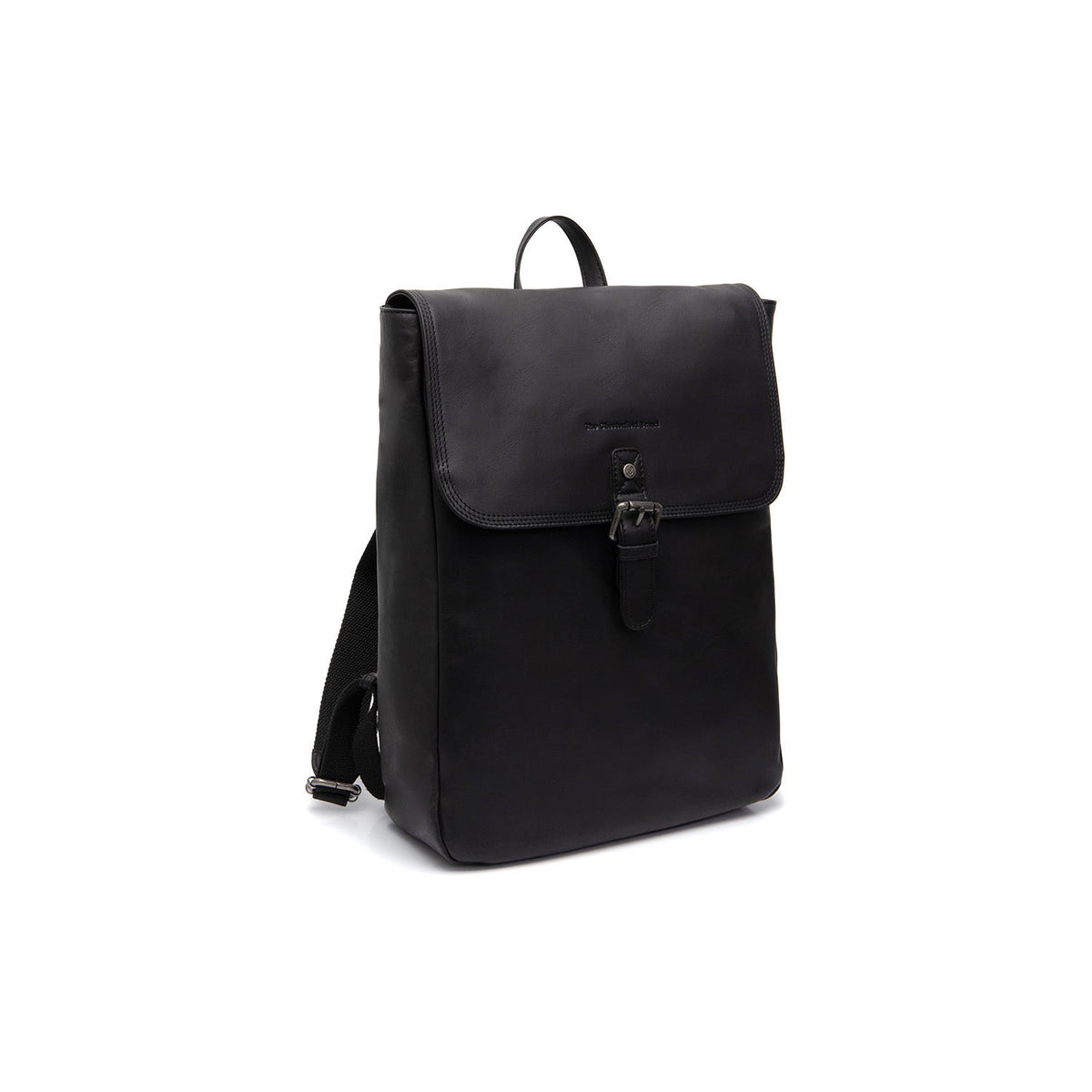 Farrow Full-Grain Leather Laptop Backpack in classica vera pelle pieno fiore 100% - Full Exterior Vista frontale e silhouette sartoriale | Acquista online