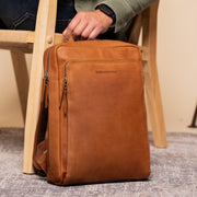 Jasper Full-Grain Leather Laptop Backpack da Donna – Vista prodotto alternativa 2