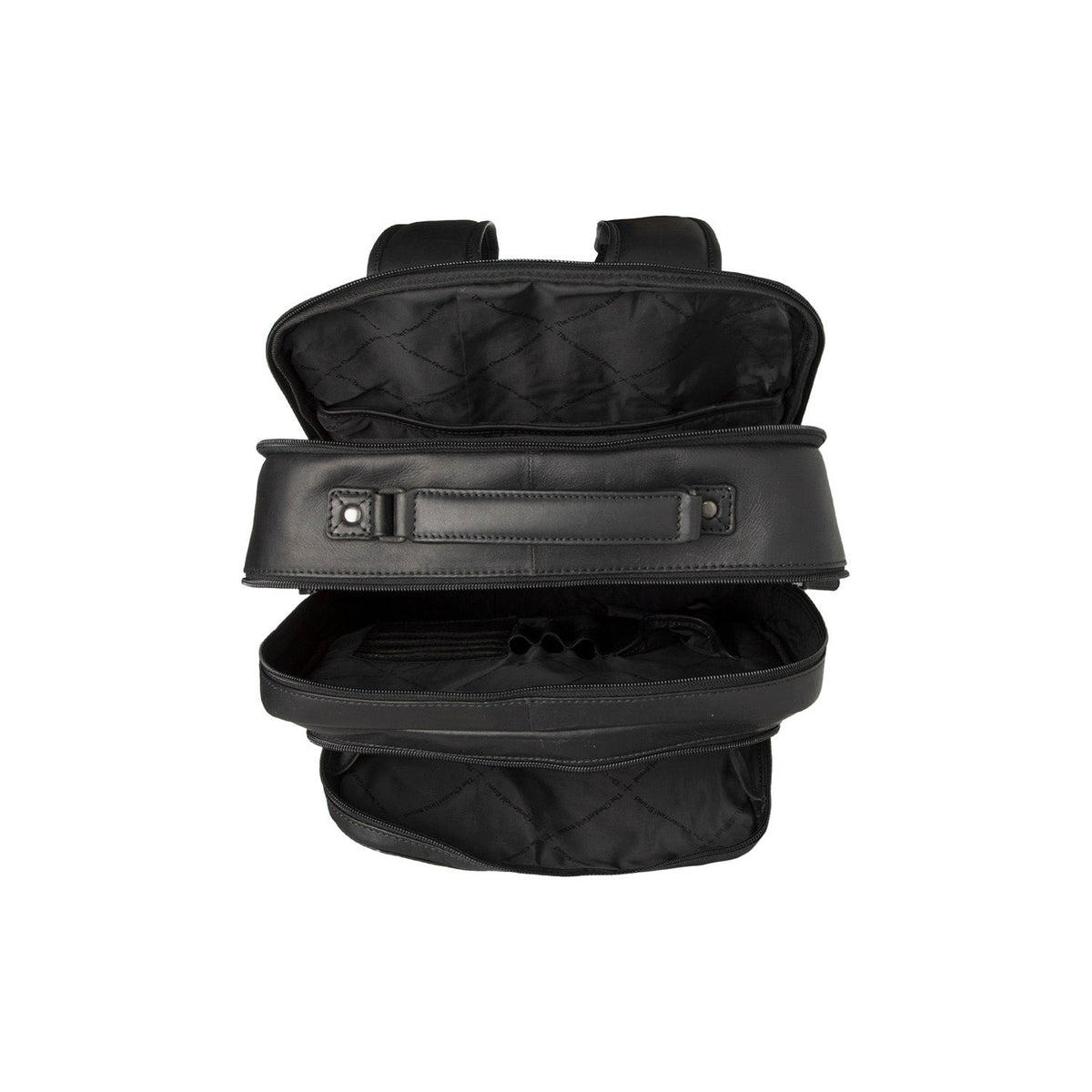 Vista interna Showing Dedicated Padded Laptop Sleeve &amp; Multi-Compartment Organization