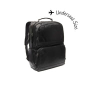 Lennox Full-Grain Leather Laptop Backpack da Donna in Classic 100% Full-Grain Leather - Full Exterior Front Profile View | Acquista online