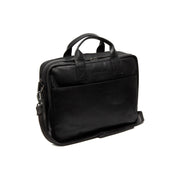 Frazer Full-Grain Leather Laptop Bag da Donna in Classic 100% Full-Grain Leather - Full Exterior Front Profile View | Acquista online