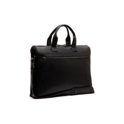 Levanto Full-Grain Leather Laptop Bag da Donna in Classic 100% Full-Grain Leather - Full Exterior Front Profile View | Acquista online