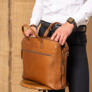 Levanto Full-Grain Leather Laptop Bag da Donna – Vista prodotto alternativa 3