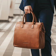 Rivera Full-Grain Leather Laptop Bag da Donna – Vista prodotto alternativa 2
