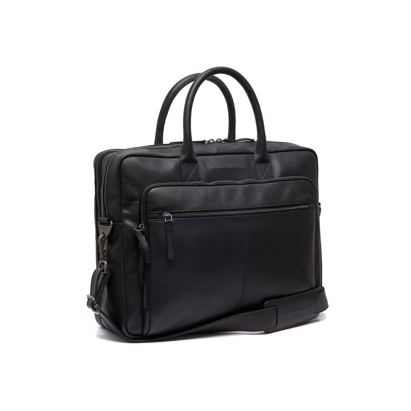 Tacama Borsa porta PC in pelle pieno fiore