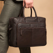 Tacama Full-Grain Leather Laptop Bag da Donna – Vista prodotto alternativa 2